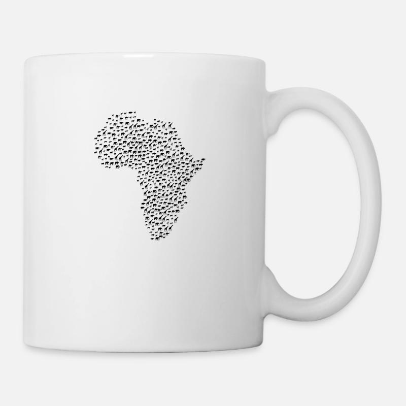 afrika - Tasse - Weiß