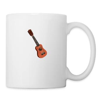 Ukulele Guitar - Tasse - Weiß - Rechts
