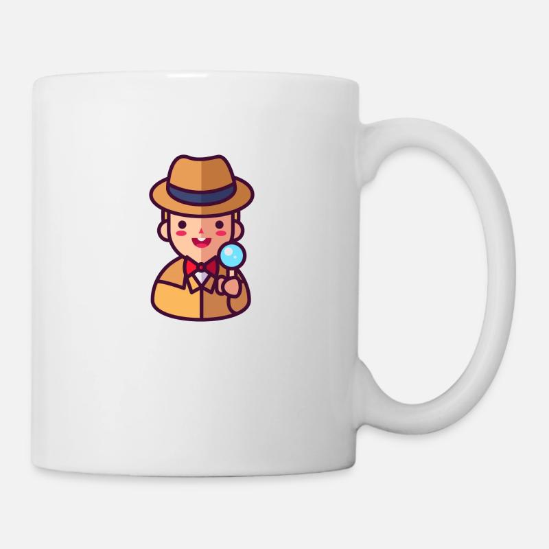 Detektiv - Tasse - Weiß