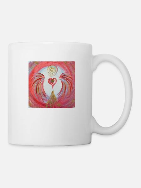 Herzengel der Sichtbarkeit - Tasse - Weiß