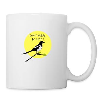 DON'T WORRY, BE A PIE ! - Mug blanc - blanc - Droite