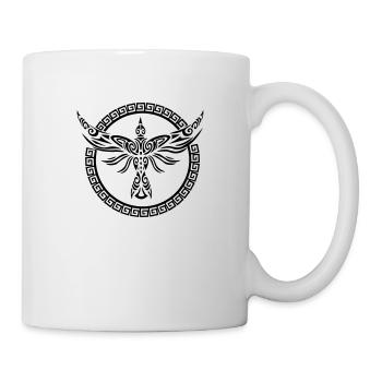 Maori Tattoo Adler T-Shirt, Hoodie kaufen - Tasse - Weiß - Rechts