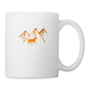 cheval - Mug blanc - blanc - Droite