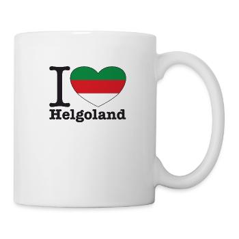 I Love Helgoland Heart Love Holiday - Mug - white - Right