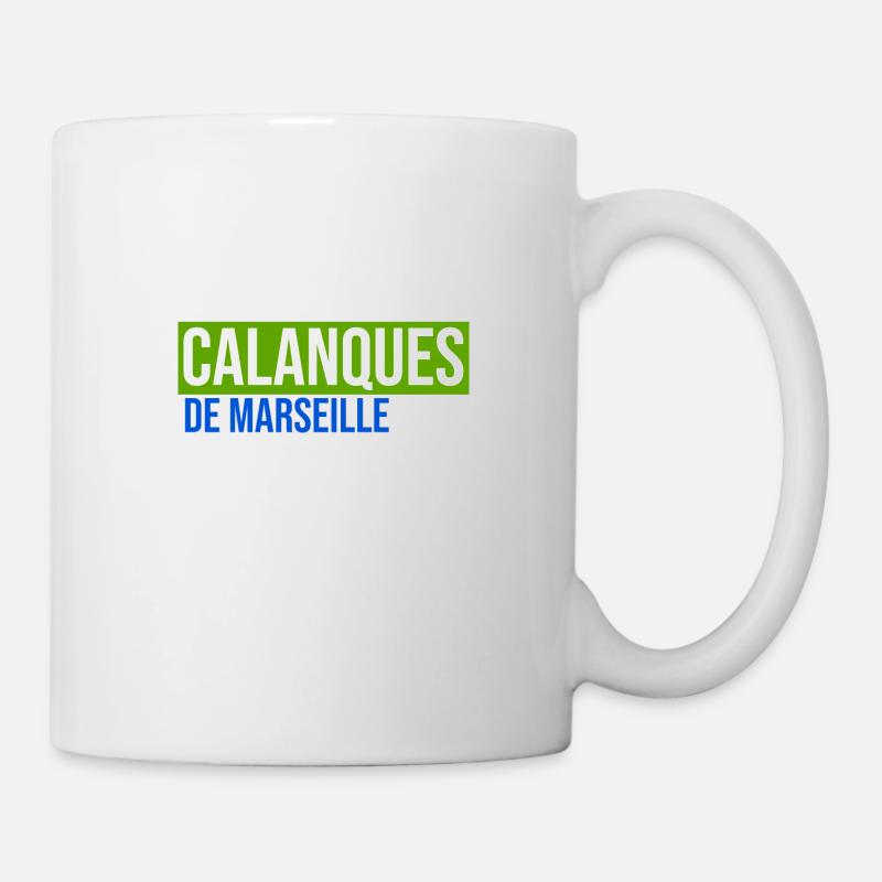 Calanques de Marseille Provence paca Frankreich Süd - Tasse - Weiß