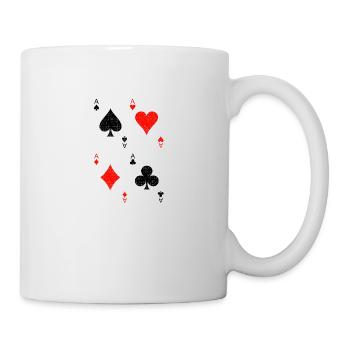 Poker - Tasse - Weiß - Rechts