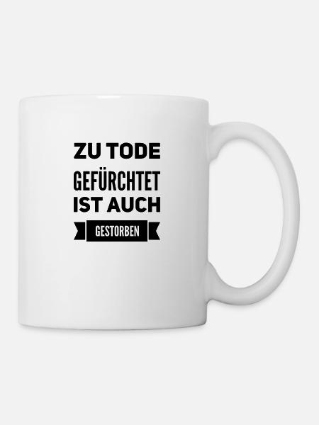 hab keine Angst - Tasse - Weiß