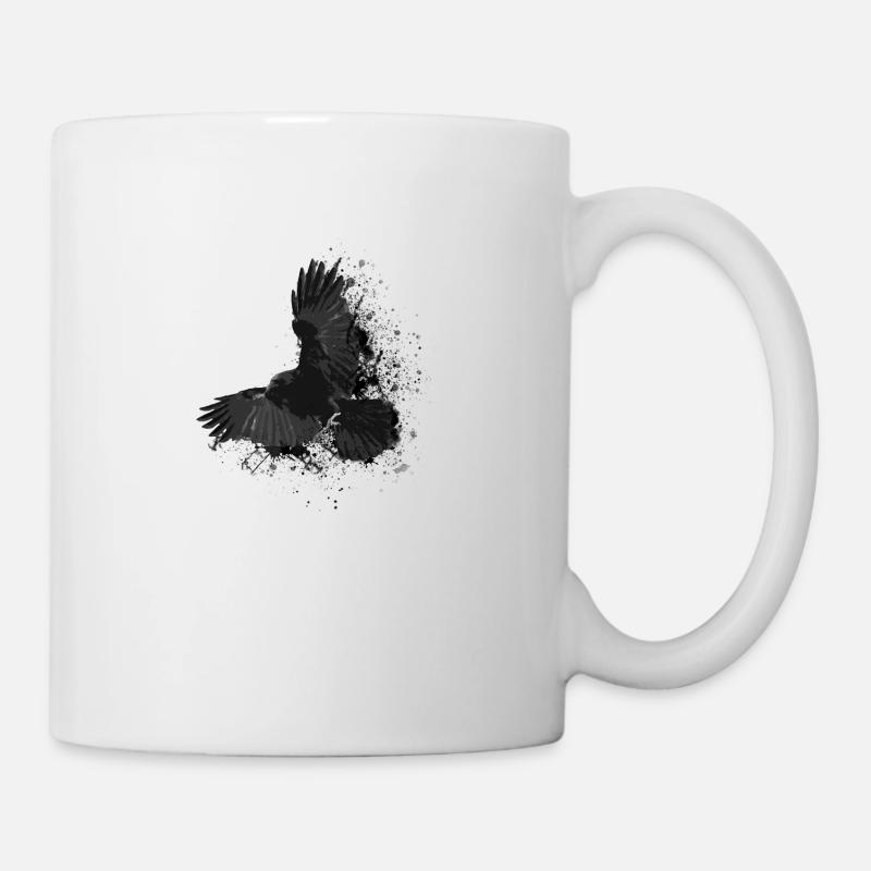Corbeau - Mug blanc - blanc