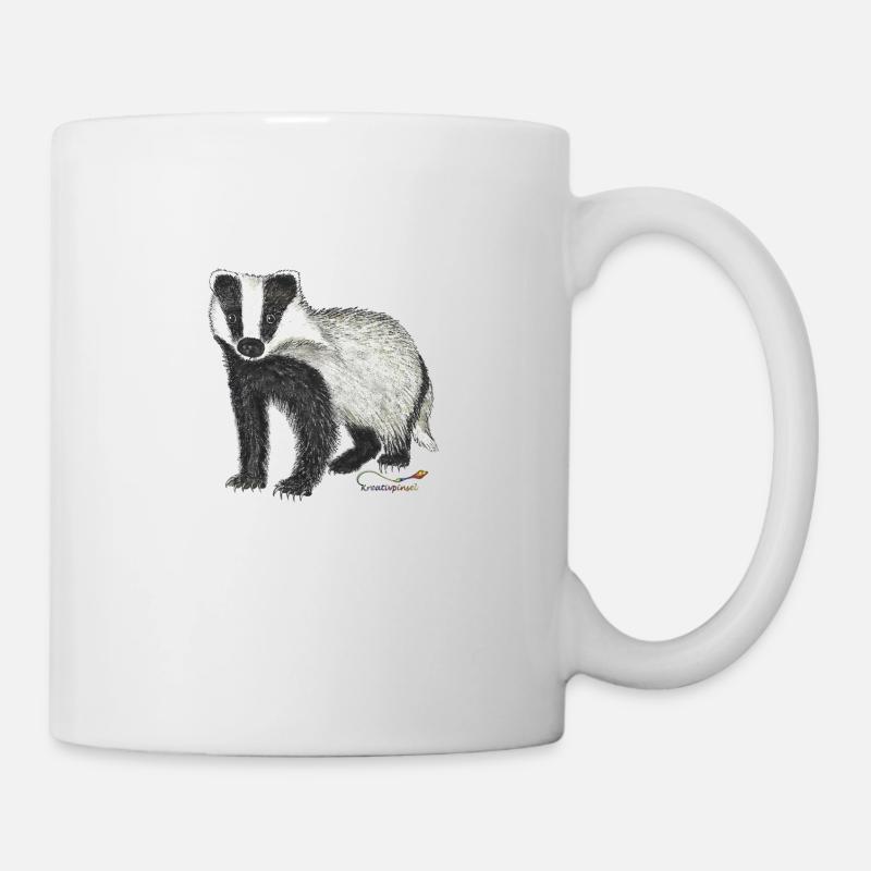 Blaireau - Mug blanc - blanc