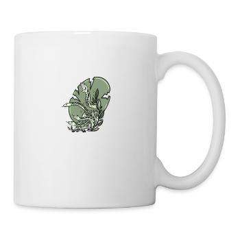 Serpents verts - Mug blanc - blanc - Droite