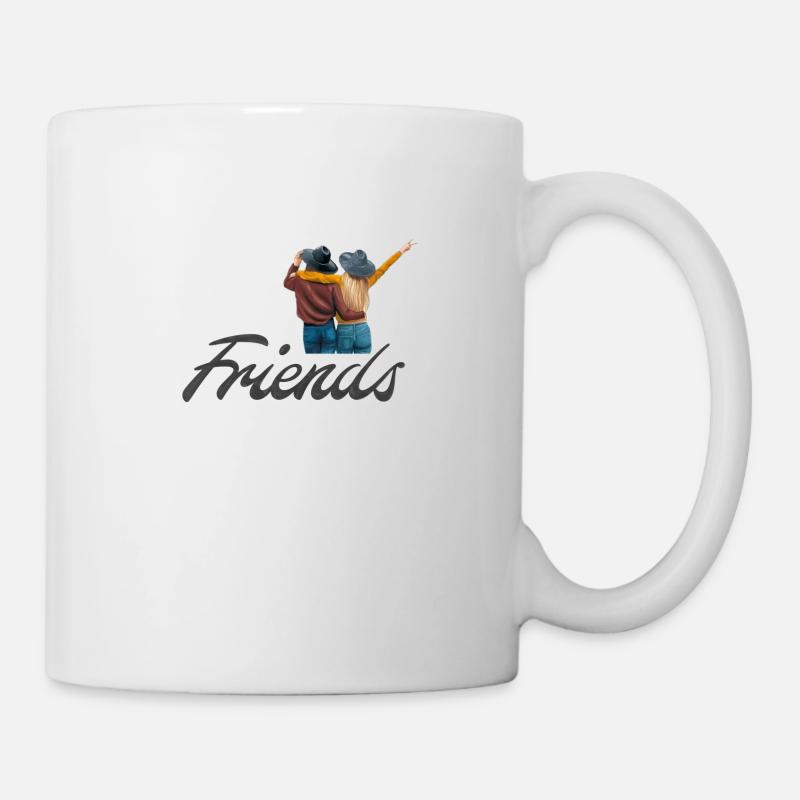 Meilleurs amis - Mug blanc - blanc