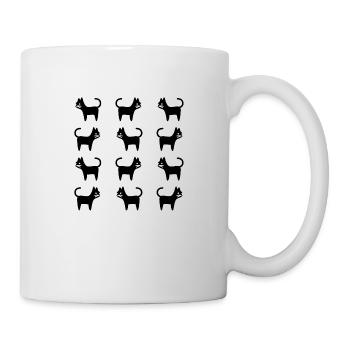 Cats cat meow meow cat cat lover - Mug - white - Right