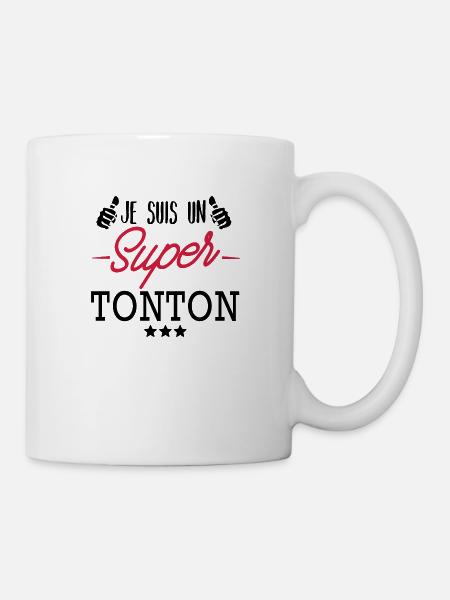 je suis un super tonton - Mug blanc - blanc