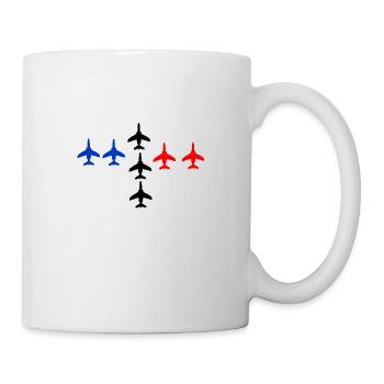 Patrouille de France meeting aérien armée de l'air - Mug blanc - blanc - Droite