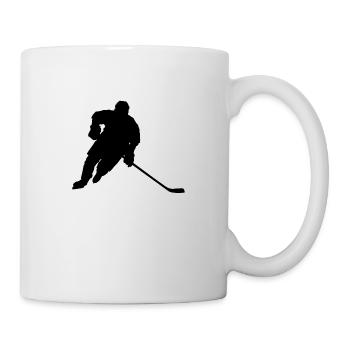 Joueur de hockey sur glace, joueur de hockey sur glace - Mug blanc - blanc - Droite