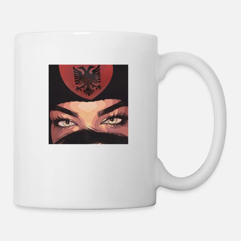 Albanien - Tasse - Weiß