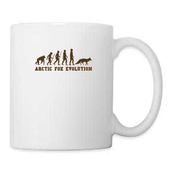 Arctic Fox Evolution - Mug - white - Right