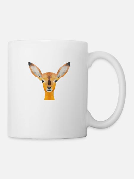Rehkitz - Tasse - Weiß