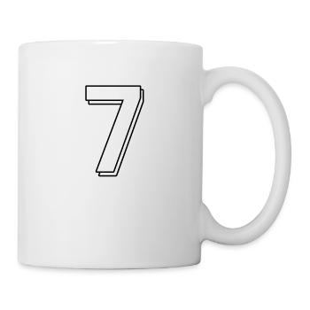Number 7 - Mug - white - Right