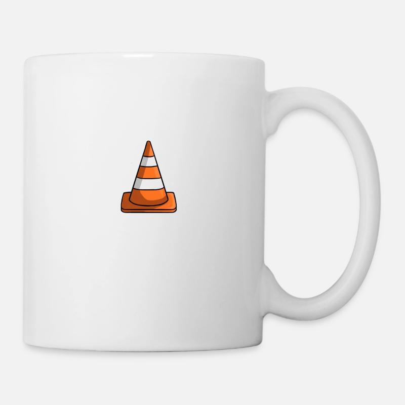 Illustration du cône - Mug blanc - blanc