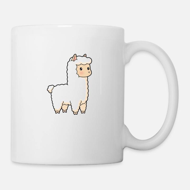 Lama lama alpaga - Mug blanc - blanc