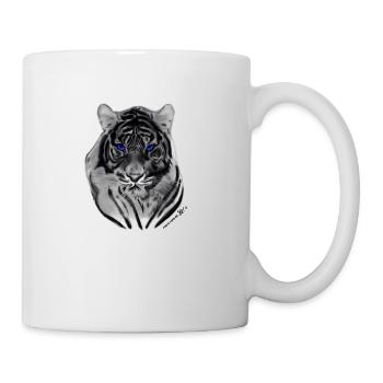 Tigre blanc - Mug blanc - blanc - Droite