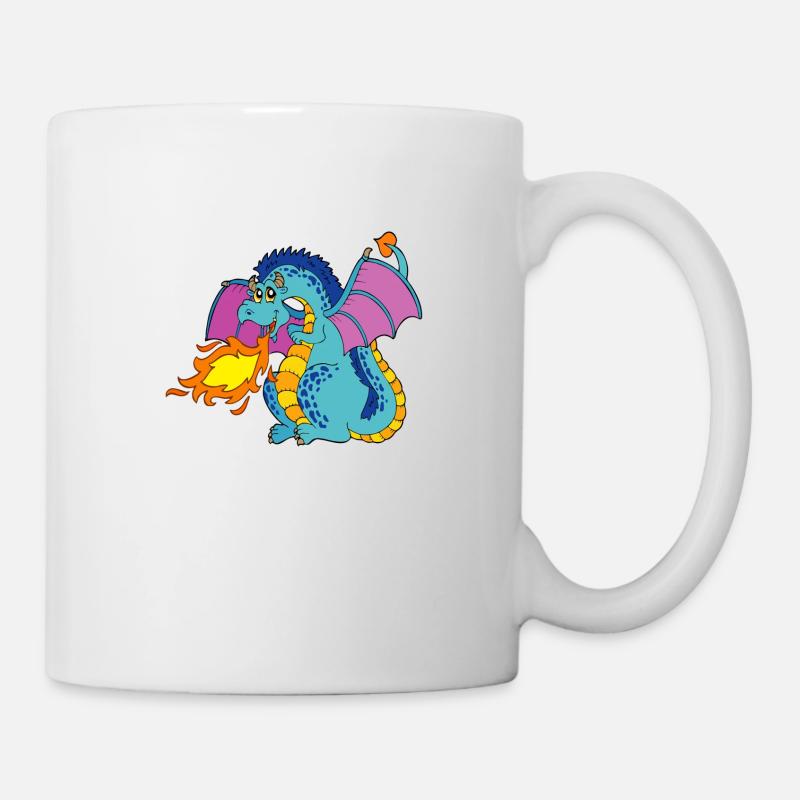 cute dragon - Mug - white