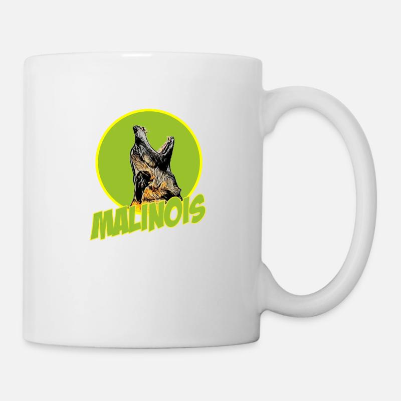 Malinois - Tasse - Weiß