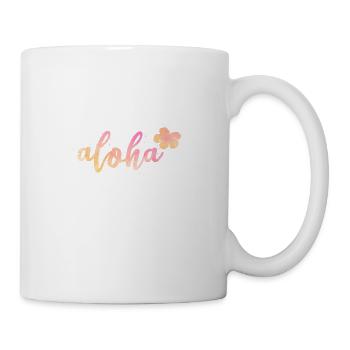Aloha - Tasse - Weiß - Rechts