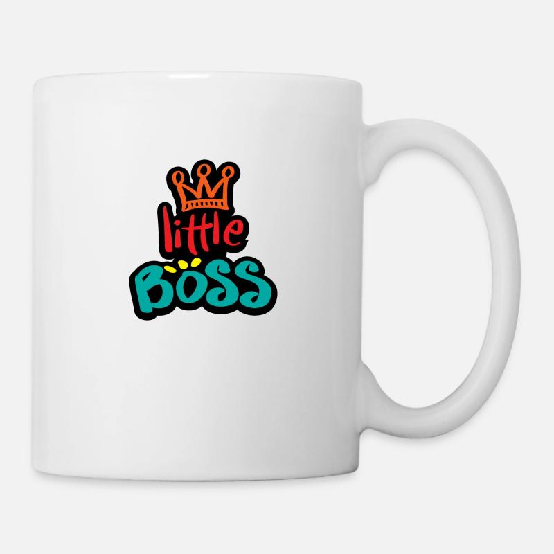 kleiner boss Geschenk Geburtstag lustig Geschenk - Tasse - Weiß