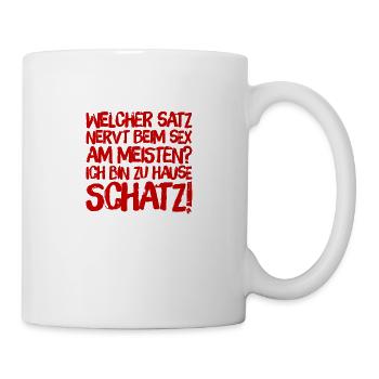 fremdgehen - Tasse - Weiß - Rechts