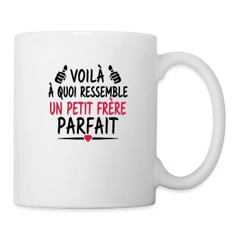 petit frère parfait - Mug blanc - blanc - Droite