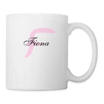 Nom prénom Fiona - Mug blanc - blanc - Droite