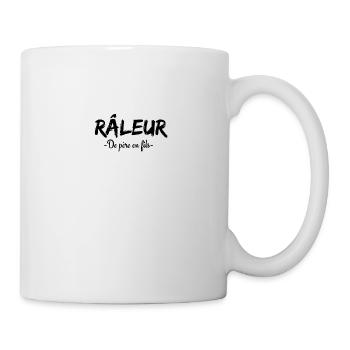 Râleur de père en fils - Mug blanc - blanc - Droite
