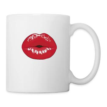 Kiss - Tasse - Weiß - Rechts