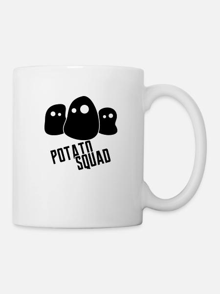 PotatoSquad Logo - Mug - white