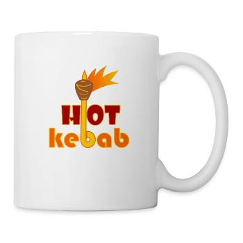 hot Kebab - Tasse - Weiß - Rechts