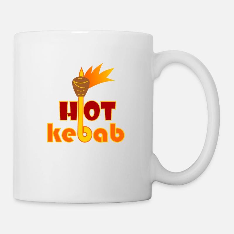 hot kebab - Mug - white