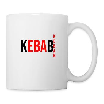 Kebab fast food - Mug - white - Right