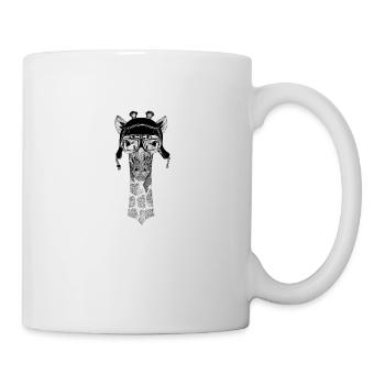 Giraffenpilot - Tasse - Weiß - Rechts