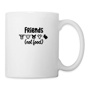 Friends not Food - Mug - white - Right