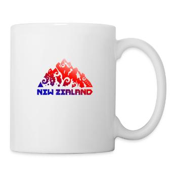 Maori New Zealand Mountain Tribal Tattoo Gift - Mug - white - Right