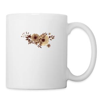 Gold Flowers - Mug - white - Right