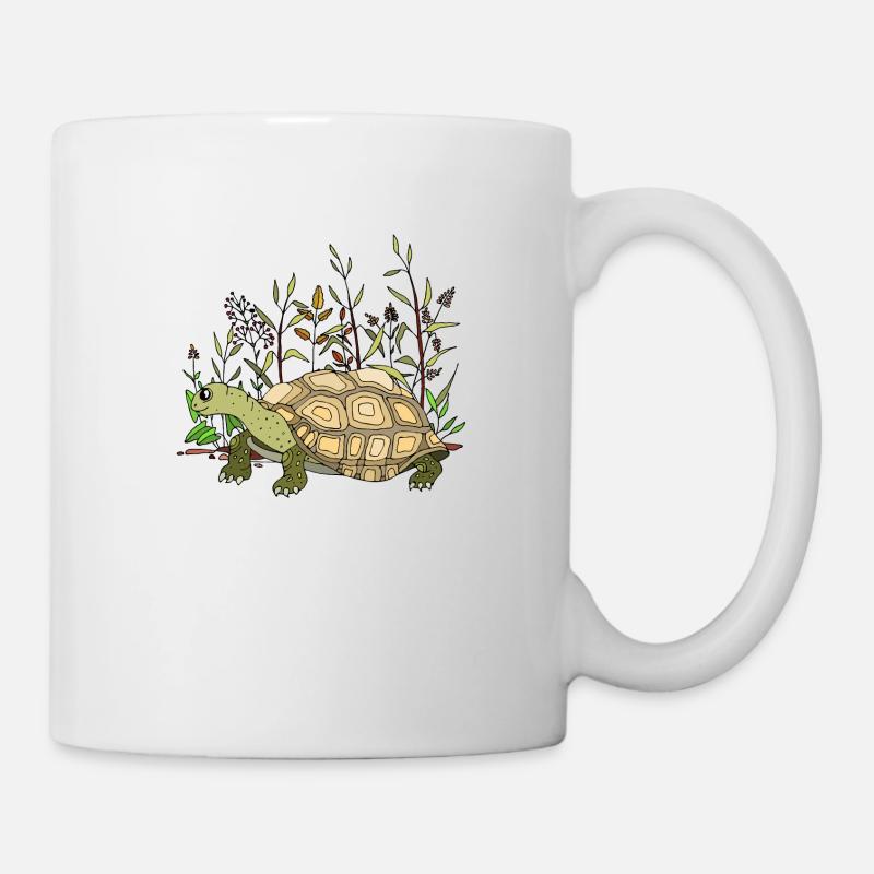 Schildkröte - Tasse - Weiß
