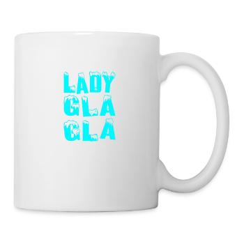 LADY GLA GLA ! - Mug blanc - blanc - Droite
