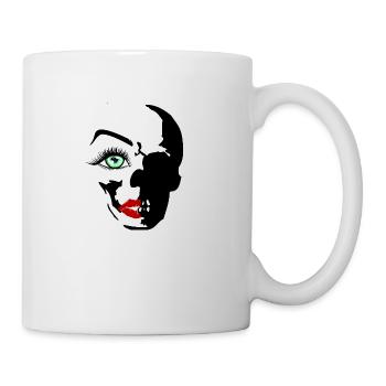beauté yeux morts - Mug blanc - blanc - Droite
