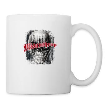 Misanthrop Skull - Tasse - Weiß - Rechts