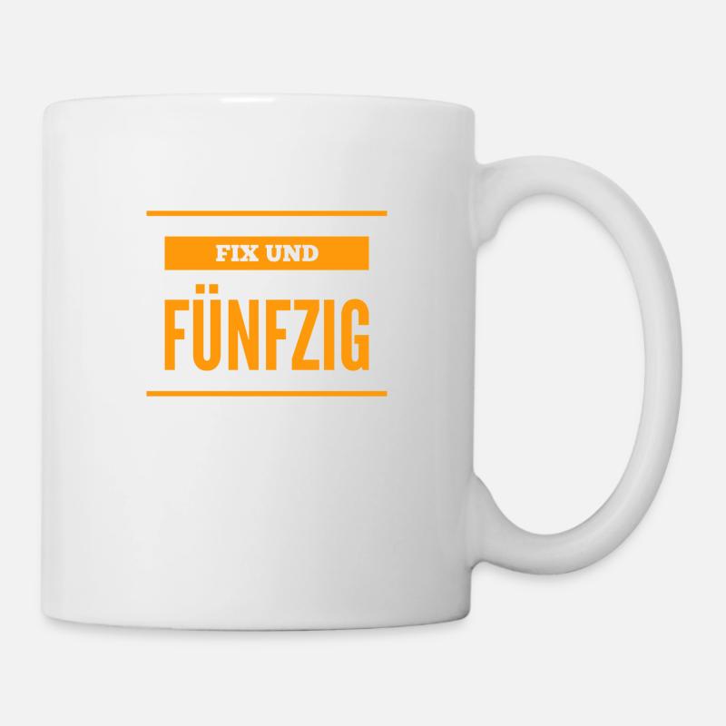 50. Geburtstag - Tasse - Weiß