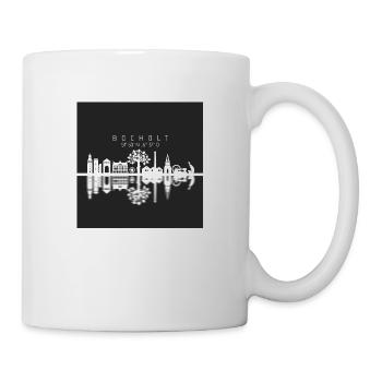 Bocholt Skyline / Koordinaten - Tasse - Weiß - Rechts