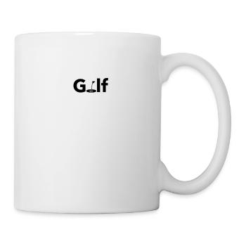 Golf |Golfer Golferin - Tasse - Weiß - Rechts